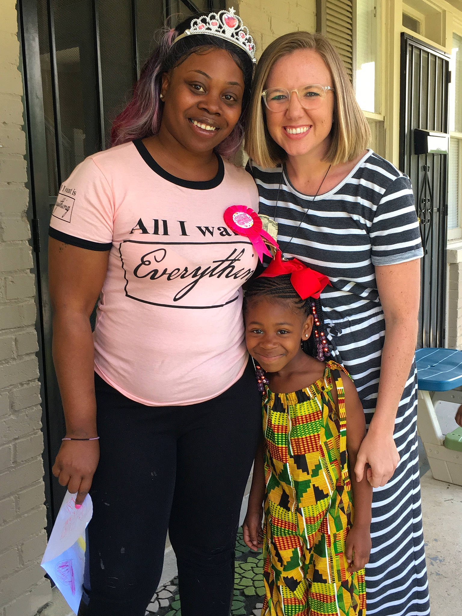 Jayla is registered to the contest to win money with this photo: child, daughter, event, family, fun, joy, people, person, smile, style, t_shirt