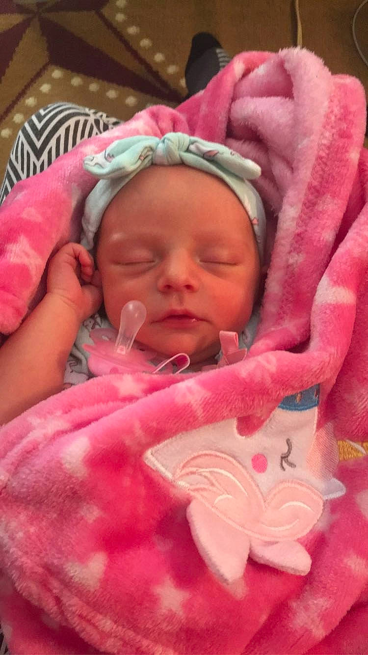 Akira joined the competition — help win amazing prizes! baby, baby_products, bedtime, birth, cheek, child, face, hair_accessory, head, headwear, lip, mouth, person, pink, product, skin, textile, toddler