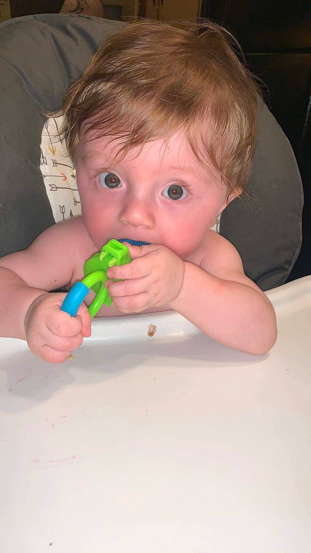 Everette joined the competition — help win amazing prizes! baby, baby_grabbing_for_something, baby_playing_with_toys, baby_products, bathing, biting, cheek, child, eyelash, finger, fun, gesture, hand, iris, mouth, nail, nose, person, skin, thumb