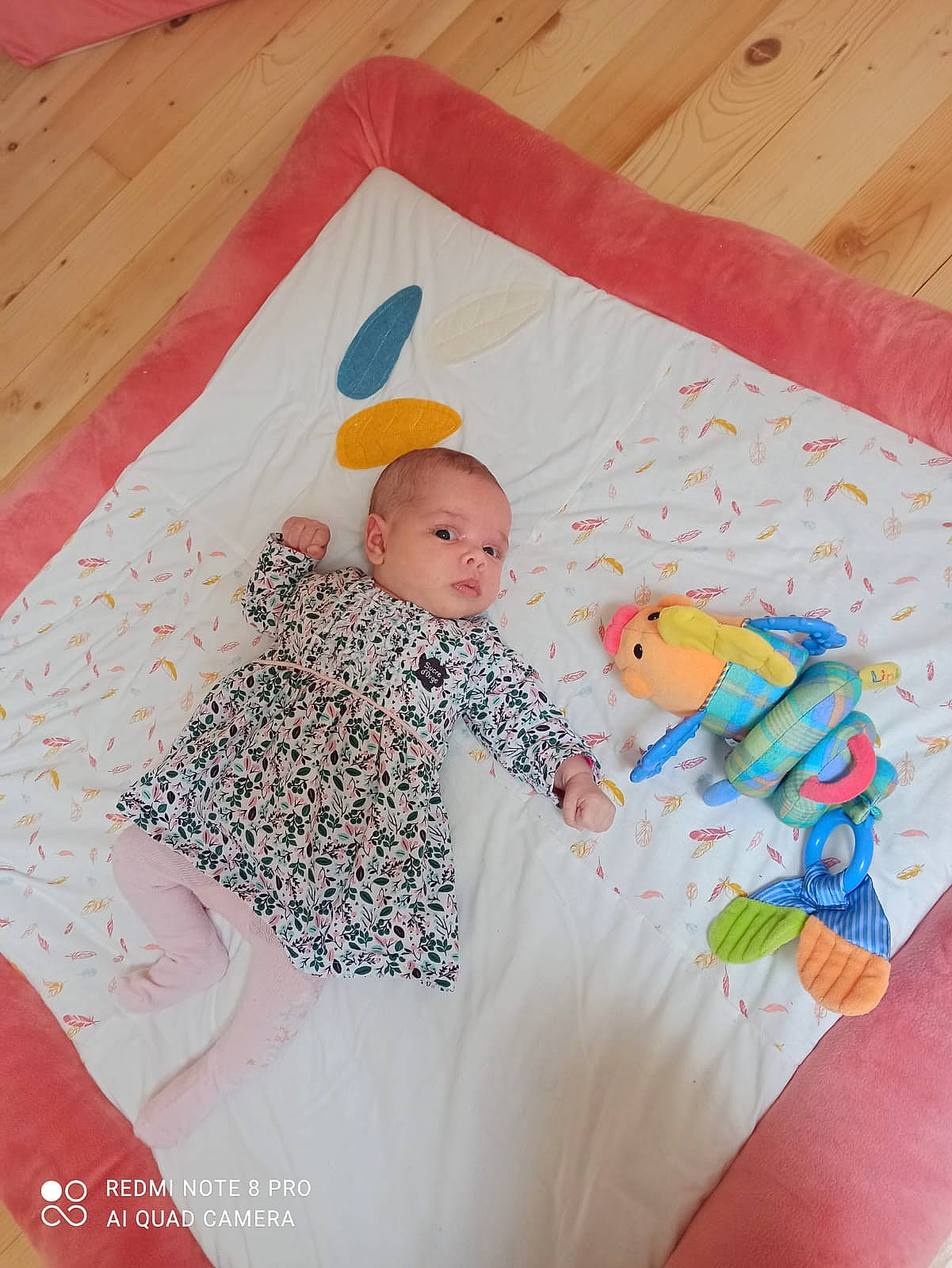 Mélody participe au concours pour gagner de l'argent avec cette photo : baby, baby_toddler_clothing, bedding, bedtime, child, comfort, flooring, fun, happy, leisure, linens, paper, pattern, people_in_nature, person, play, product, room, t_shirt, toddler