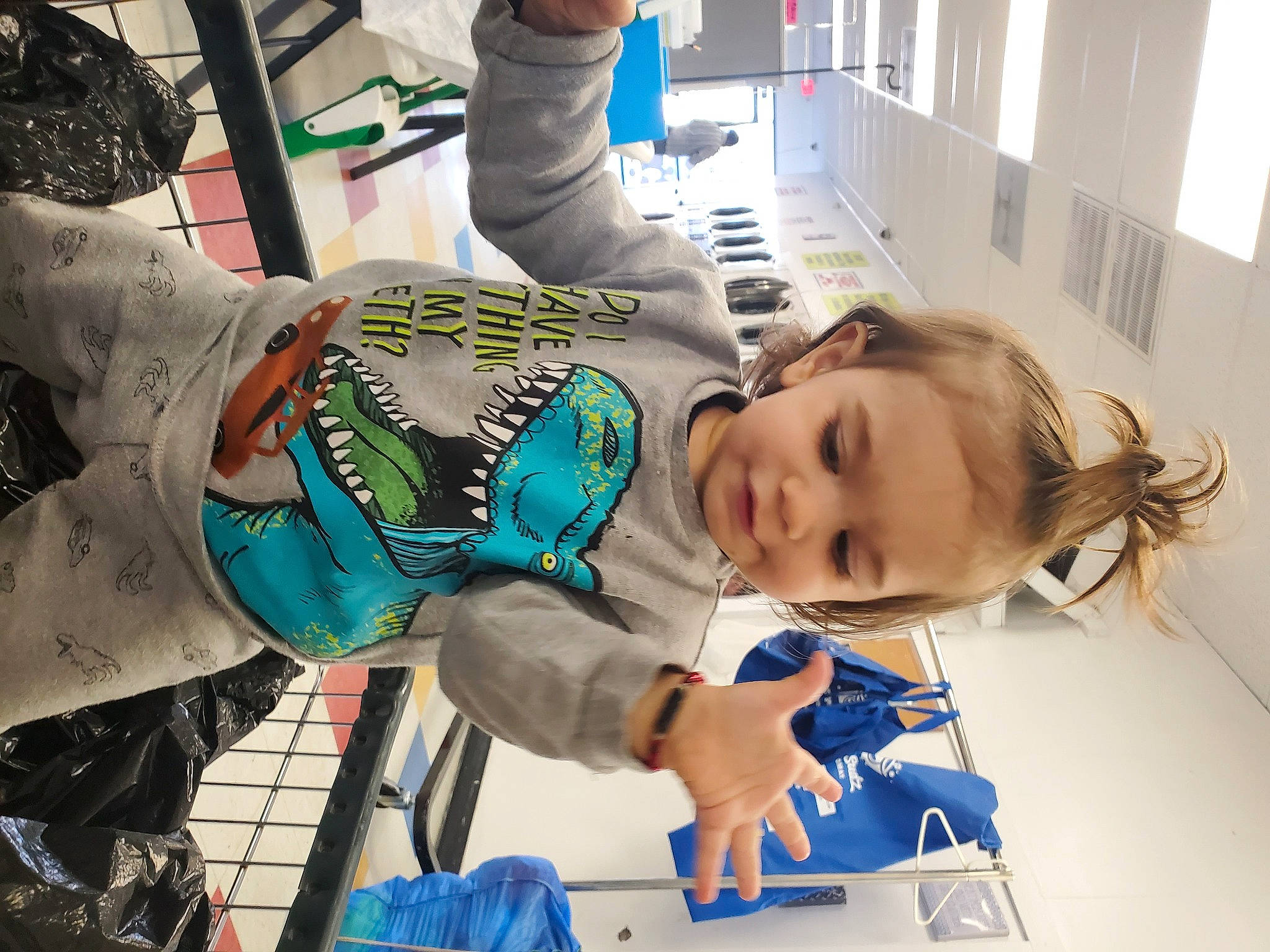 Jose joined the competition — help win amazing prizes! arm, baby, baby_toddler_clothing, blue, child, elbow, fun, hand, happy, leisure, mouth, person, personal_protective_equipment, room, snapshot, t_shirt, toddler, vacation