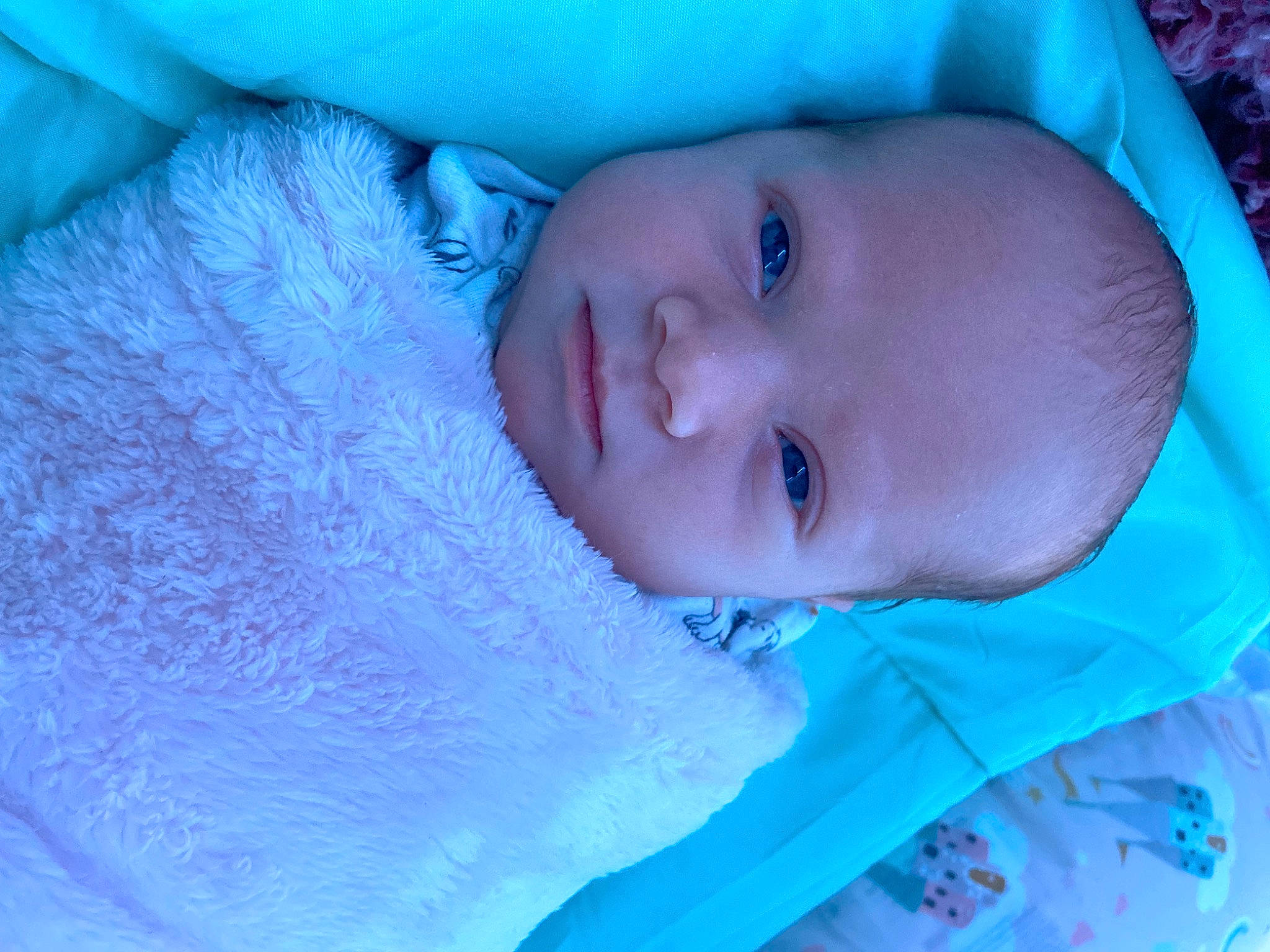 Aria joined the competition — help win amazing prizes! aqua, azure, baby, baby_toddler_clothing, blue, cheek, child, close_up, comfort, electric_blue, eyebrow, eyelash, iris, lip, mouth, nose, person, skin, smile, textile