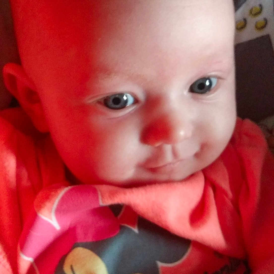 Gracelyn is registered to the contest to win money with this photo: baby, cheek, child, chin, ear, eye, eyebrow, face, facial_expression, forehead, head, iris, lip, mouth, nose, skin, smile, toddler