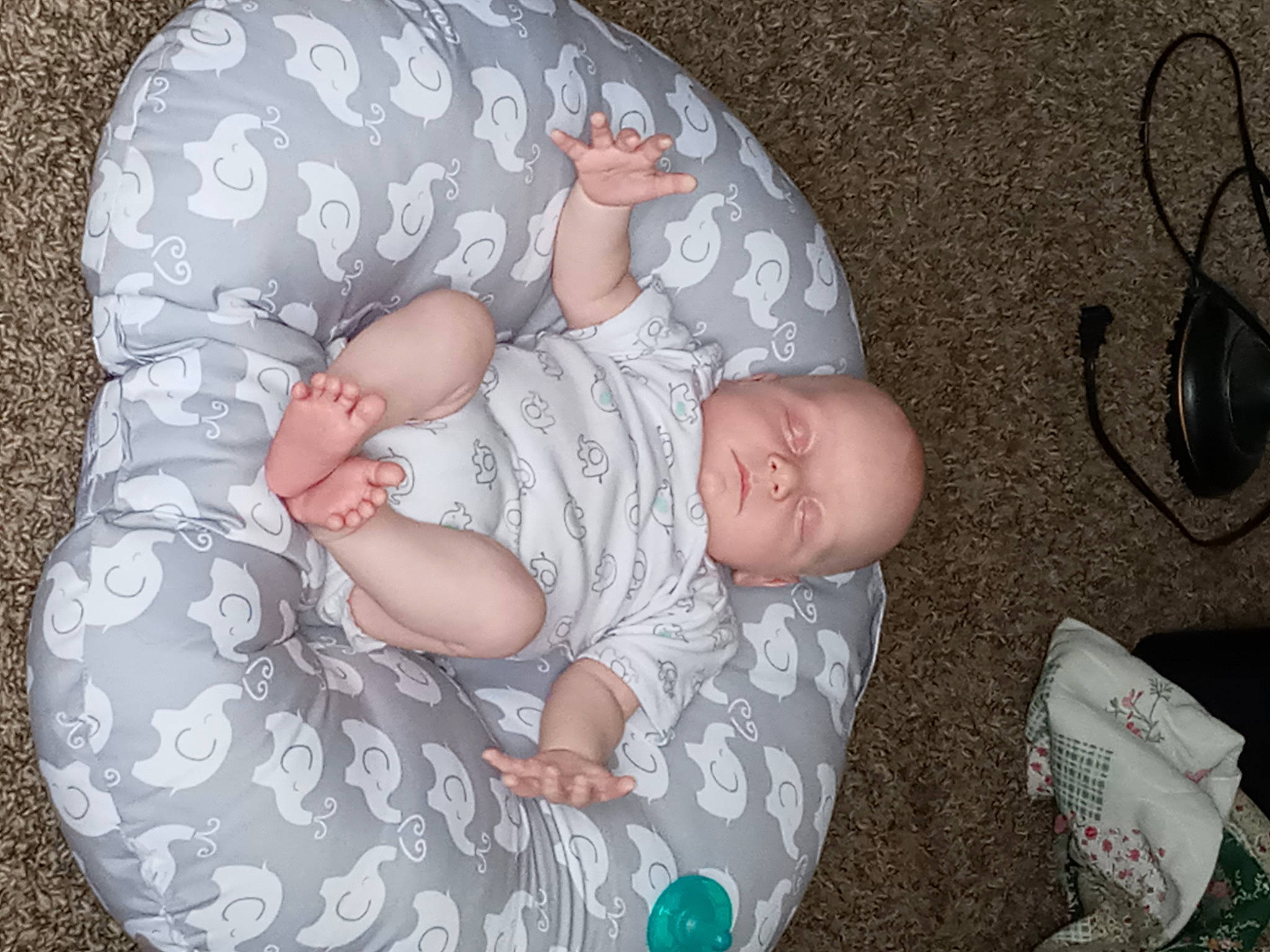 Alexzander joined the competition — help win amazing prizes! audio_equipment, baby, baby_products, baby_sleeping, baby_toddler_clothing, child, circle, comfort, foot, gesture, hand, headphones, linens, pattern, person, sitting, sleep, sleeve, thigh, toddler