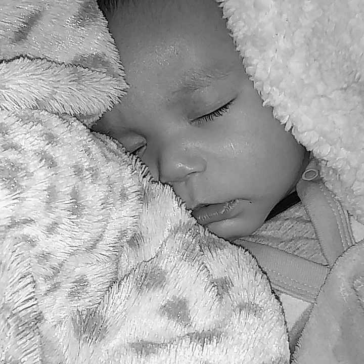 Michael joined the competition — help win amazing prizes! beauty, black, black_and_white, cheek, child, eye, face, forehead, girl, head, infant, lip, monochrome_photography, nose, person, photograph, photography, skin, sleep, white