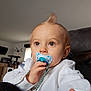 baby, bodypart, computerhardware, couch, cutlery, electronics, face, finger, food, fork, furniture, hand, hardware, head, monitor, person, photography, portrait, screen, sweets