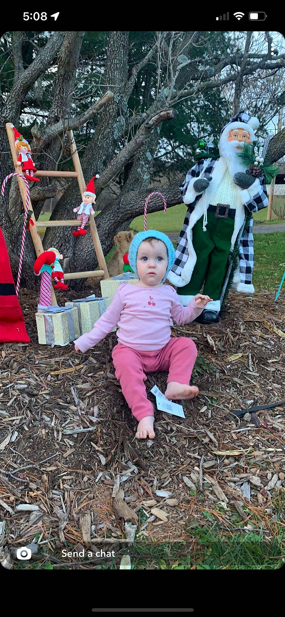 Emalyne joined the competition — help win amazing prizes! adaptation, child, event, fun, grass, happy, headwear, lawn_ornament, leaf, leisure, mammal, outdoor_play_equipment, outerwear, people_in_nature, person, plant, recreation, soil, toddler, tree