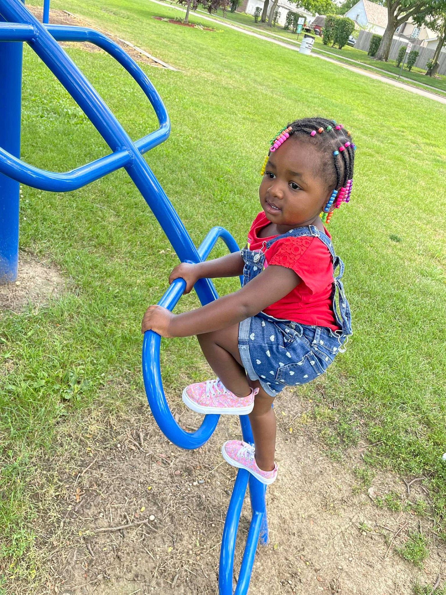 Juju joined the competition — help win amazing prizes! baby_toddler_clothing, child, city, electric_blue, fun, grass, happy, lawn, leisure, outdoor_play_equipment, people_in_nature, person, plant, play, playground, recreation, swing, tire, toddler, tree