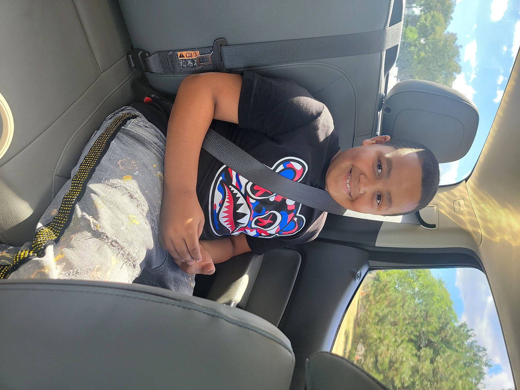 Damian joined the competition — help win amazing prizes! auto_part, automotive_design, automotive_exterior, automotive_window_part, car, car_seat, car_seat_cover, comfort, family_car, fun, head_restraint, human_leg, joy, luxury_vehicle, mode_of_transport, motor_vehicle, person, personal_luxury_car, vehicle, vehicle_door