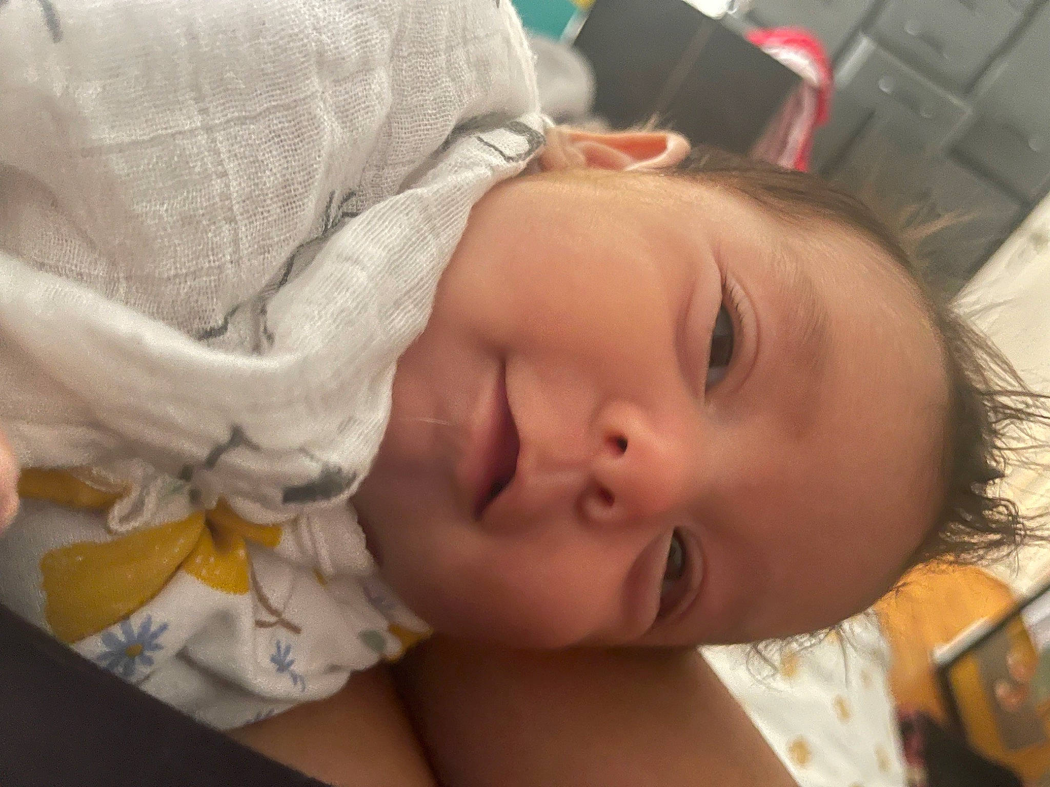 Jazlynn joined the competition — help win amazing prizes! baby, baby_toddler_clothing, cheek, chin, comfort, ear, eyebrow, eyelash, forehead, happy, headgear, human_body, iris, lip, mouth, neck, nose, person, skin, smile