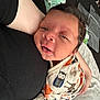 Kylan joined the competition — help win amazing prizes! baby, infant, sleepy, onesie, owl_pattern, cuddling, bed, blanket, pillow, human, face, hair, skin, closeup, resting, comfort, child, cute, newborn, snuggling