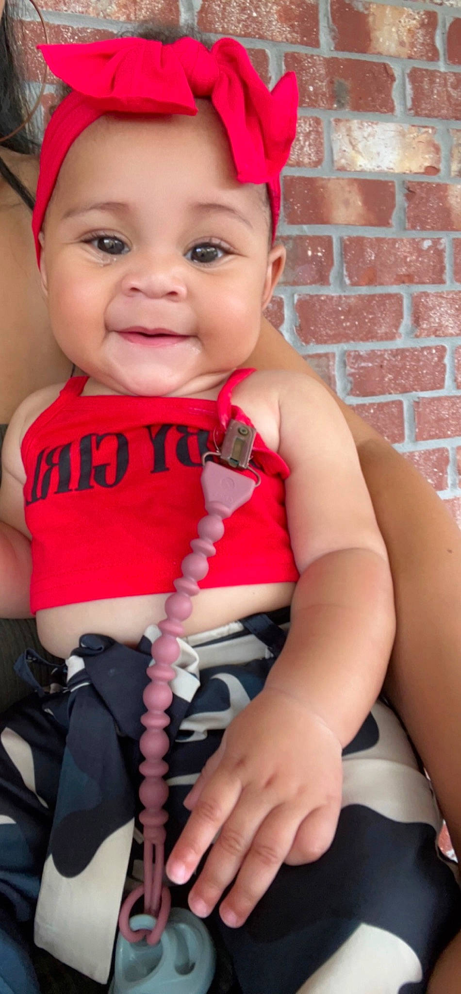 Caloni joined the competition — help win amazing prizes! arm, baby, baby_toddler_clothing, cheek, cool, eye, finger, happy, hat, head, human_body, joy, muscle, person, photograph, pink, red, skin, smile, thumb