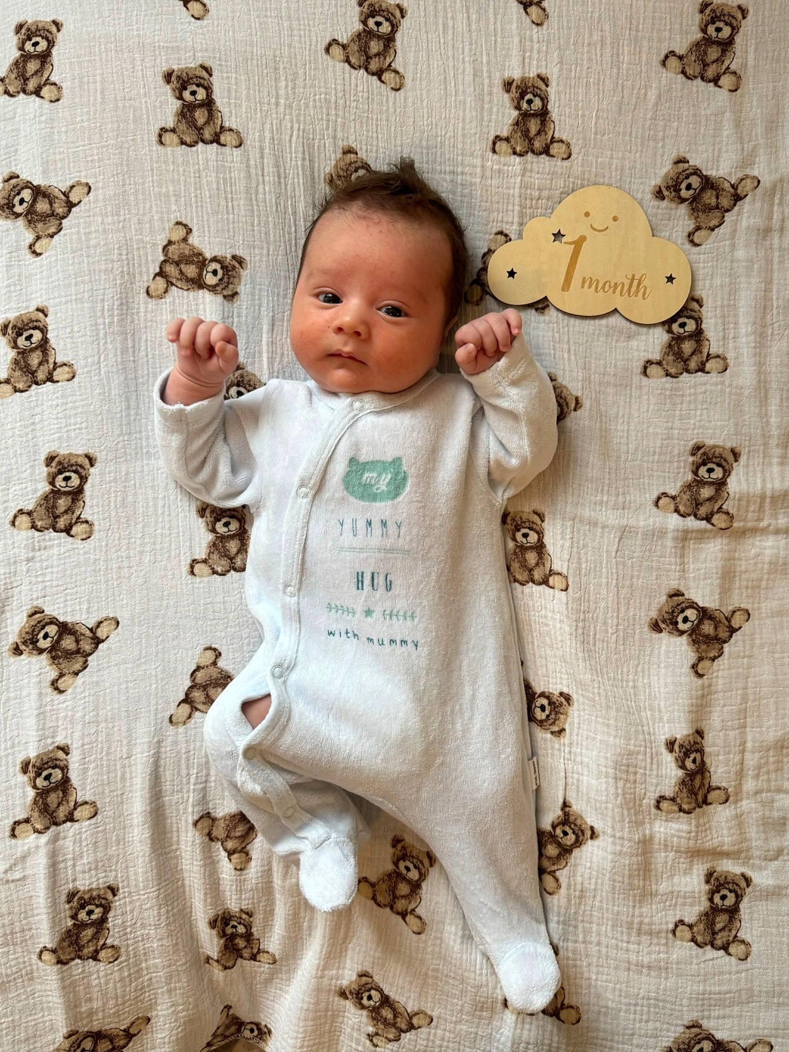 Leonardo participe au concours pour gagner de l'argent avec cette photo : baby, baby_toddler_clothing, baby_toys, brown, child, doll, fashion_design, happy, insect, linens, pattern, peach, person, product, room, sleeve, smile, stuffed_toy, textile, toy