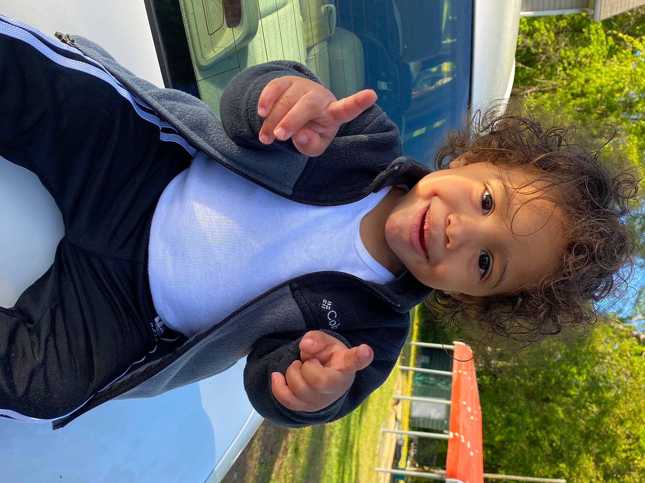 Amir is registered to the contest to win money with this photo: joy, person