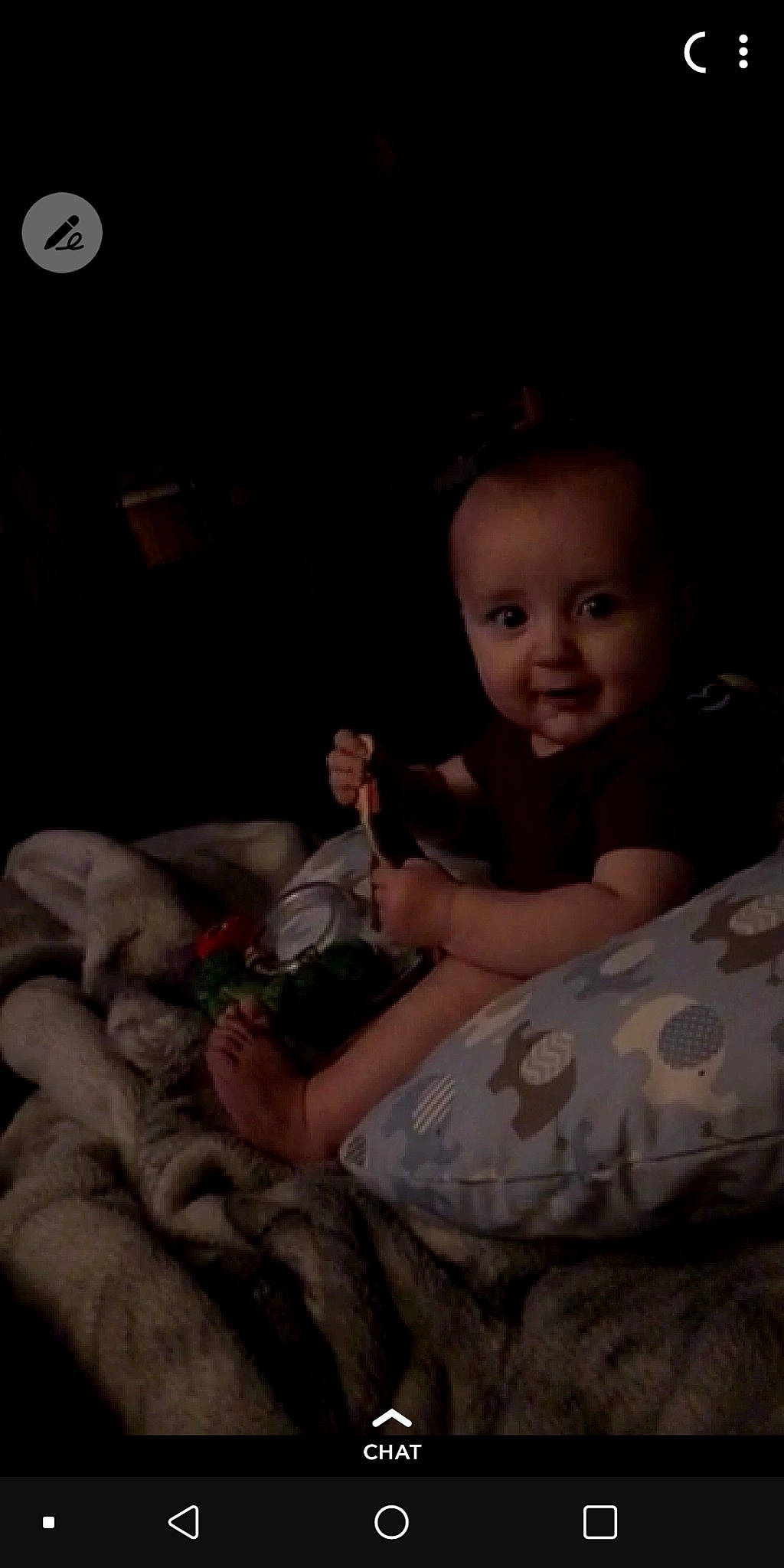 Axle is registered to the contest to win money with this photo: arm, baby, bedtime, cheek, child, comfort, couch, darkness, daughter, ear, eye, furniture, human, leg, night, nose, person, photography, sitting, skin