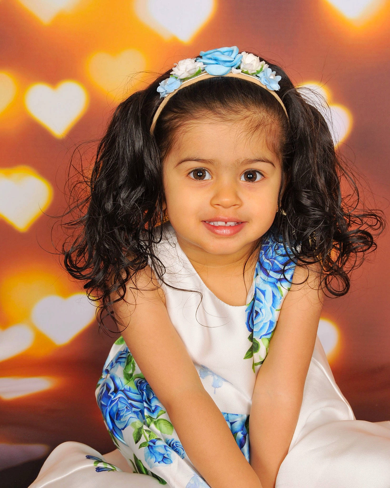 Amber joined the competition — help win amazing prizes! beauty, black_hair, child, chin, dress, electric_blue, eyelash, flash_photography, fun, happy, iris, joy, leisure, long_hair, neck, person, photograph, shoulder, skin, smile