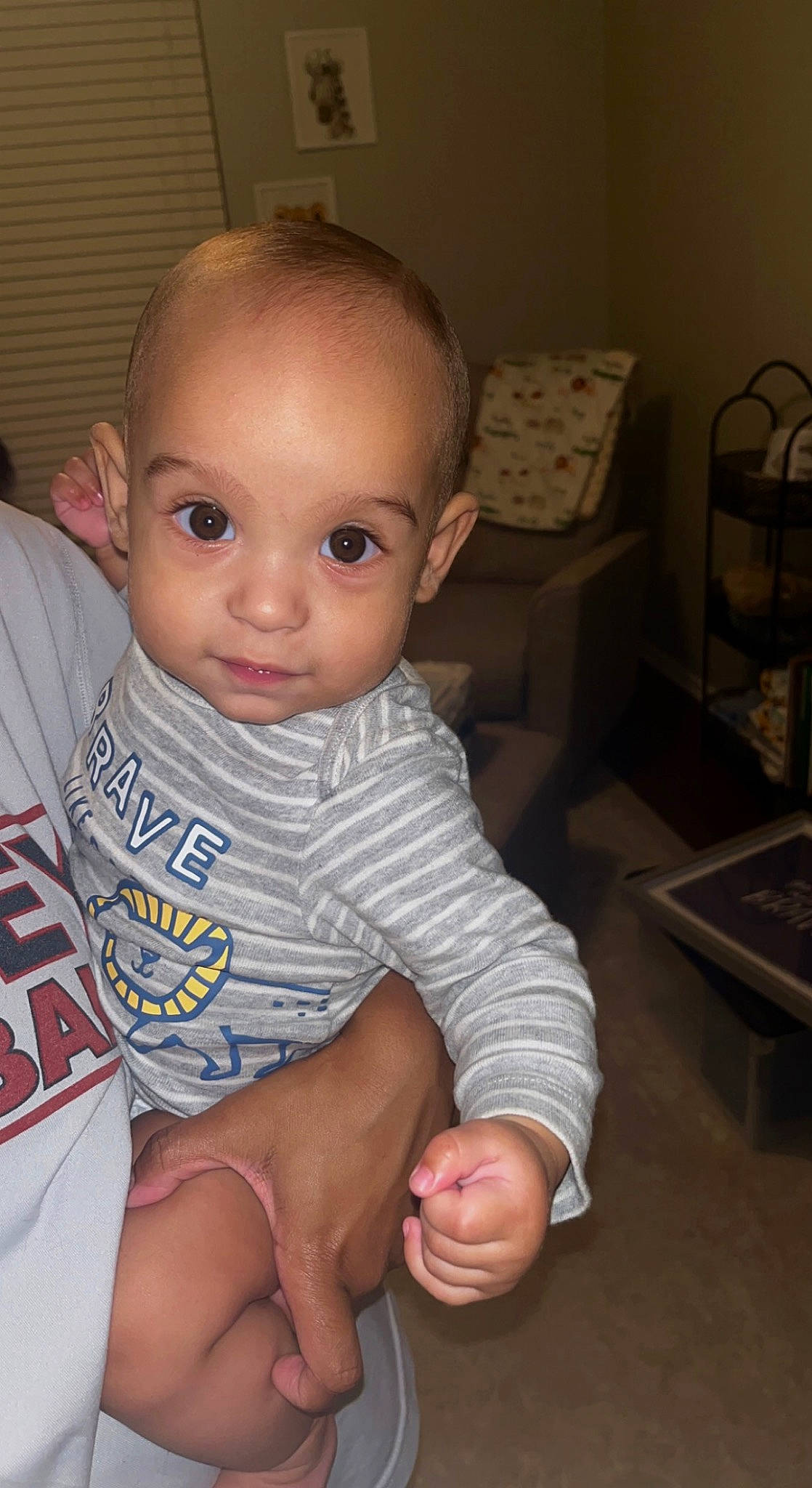 Kamden joined the competition — help win amazing prizes! arm, baby, baby_toddler_clothing, cheek, chest, elbow, eyelash, finger, iris, lip, mammal, mouth, neck, nose, person, skin, sleeve, thigh, thumb, toddler