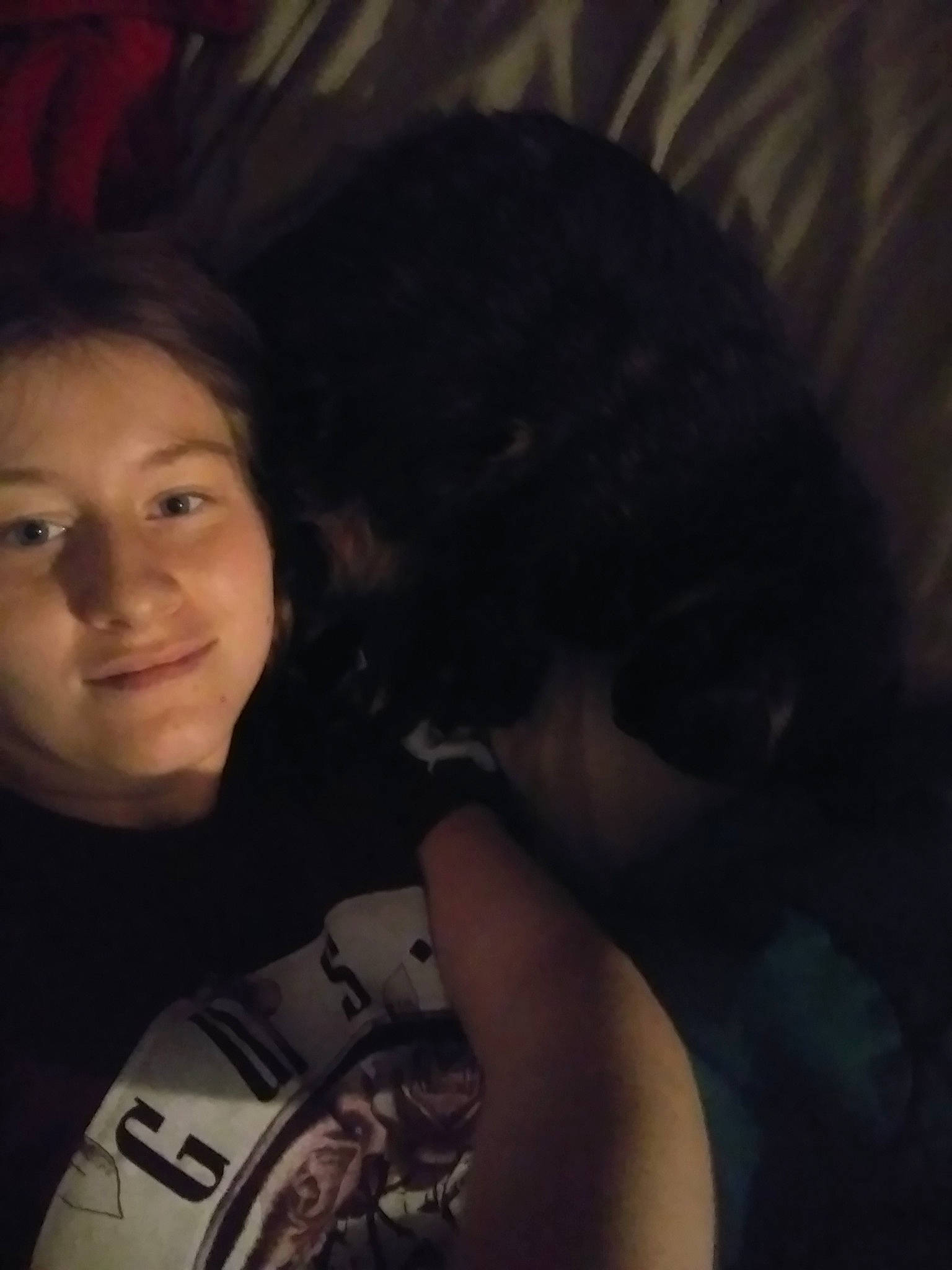 Tiger is registered to the contest to win money with this photo: black_hair, child, cloud, cool, eye, eyebrow, face, forehead, hair, hairstyle, hand, head, lip, long_hair, night, person, photography, selfie, sky, smile