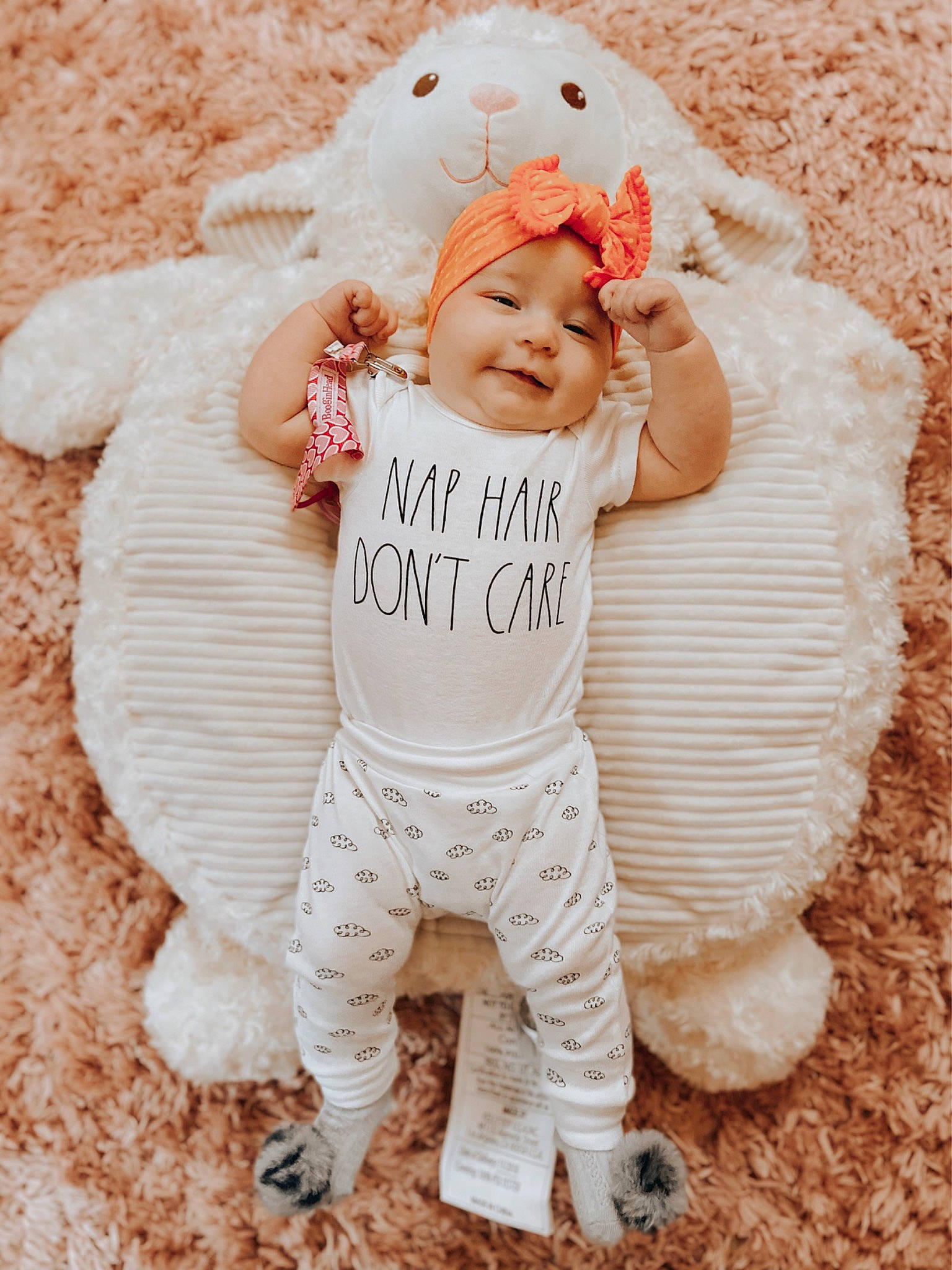 Piper joined the competition — help win amazing prizes! baby, baby_laughing, baby_sleeping, baby_toddler_clothing, bonnet, child, child_model, happy, headgear, headwear, knit_cap, knitting, outerwear, person, smile, toddler