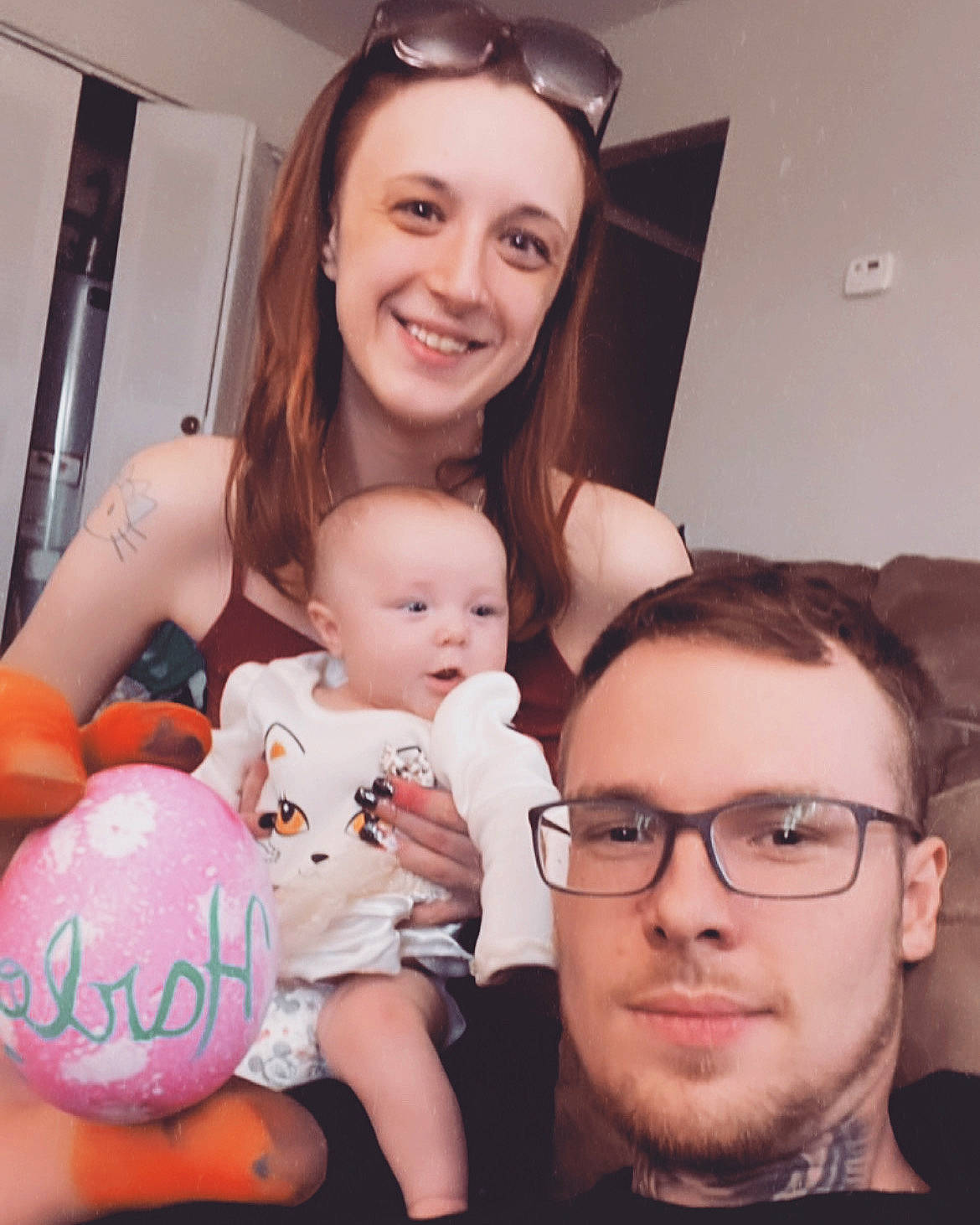 Harlow joined the competition — help win amazing prizes! baby, event, eyewear, face, fun, glasses, happy, head, iris, joy, mammal, muscle, organ, person, skin, smile, snapshot, sunglasses, t_shirt, toddler