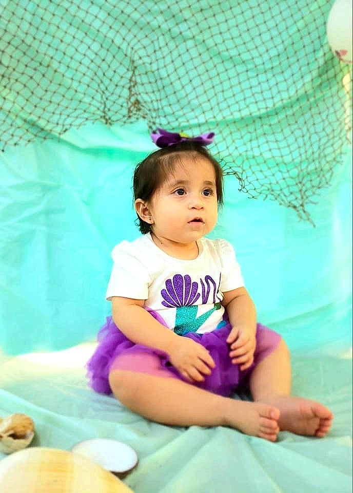 Averie joined the competition — help win amazing prizes! baby, child, happy, person, sitting, toddler