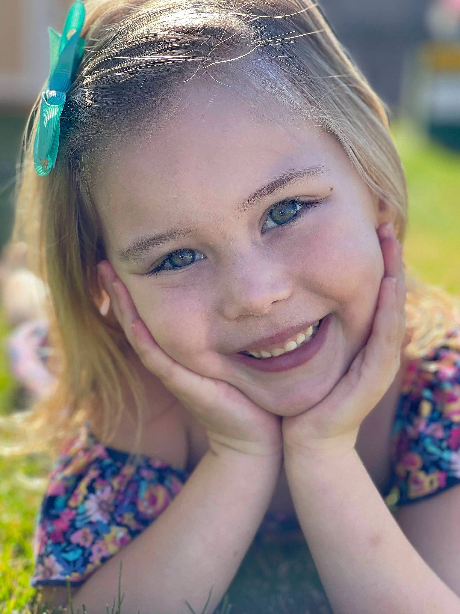 Codie joined the competition — help win amazing prizes! child, cool, eye, eyelash, face, flash_photography, fun, grass, happy, head, human_body, iris, joy, lip, people_in_nature, person, plant, skin, smile, sunlight