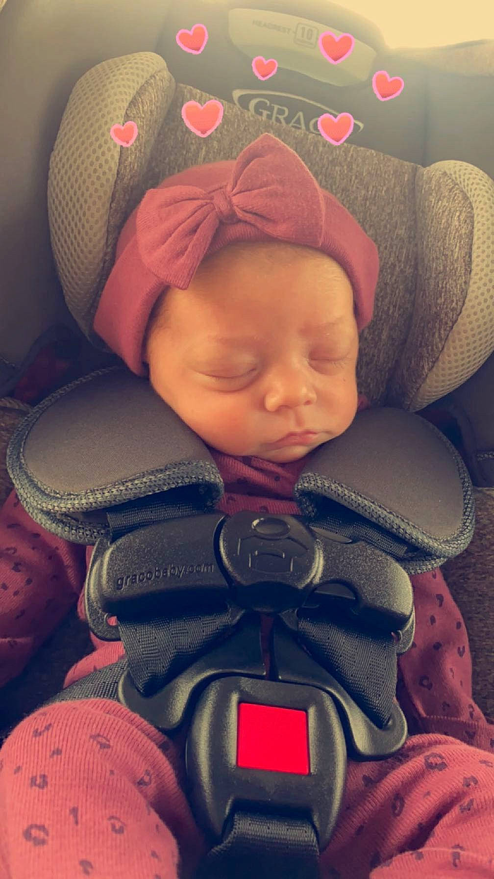 Fern joined the competition — help win amazing prizes! baby, baby_carriage, baby_sleeping, baby_toddler_clothing, beauty, cap, cheek, comfort, cool, eye, happy, headwear, mouth, nose, orange, organ, person, pink, product, purple