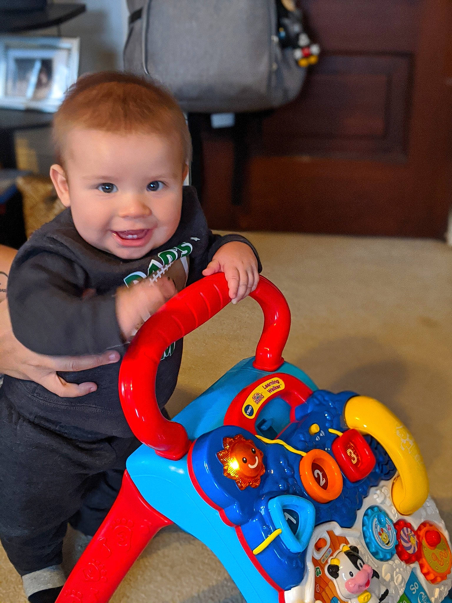 Kamden joined the competition — help win amazing prizes! baby, baby_playing_with_toys, baby_products, baby_toys, child, fun, joy, person, play, playset, product, toddler, toy