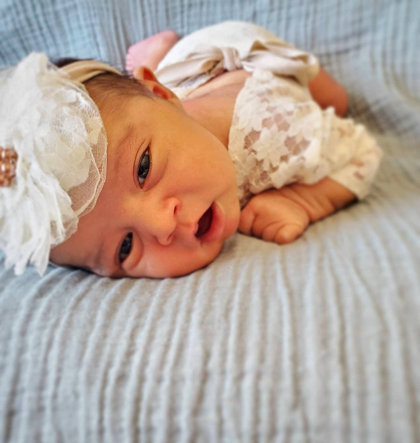 Aliyah is registered to the contest to win money with this photo: baby, baby_sleeping, bedtime, bonnet, child, fashion_accessory, hair_accessory, headband, headgear, headwear, person, portrait_photography, product, skin, sleep, textile, toddler