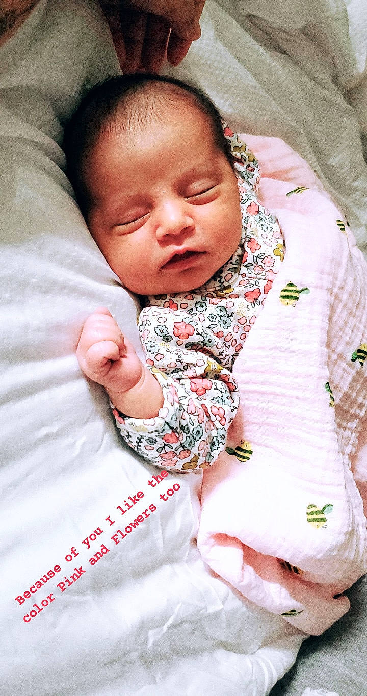 Aliyah is registered to the contest to win money with this photo: baby, baby_sleeping, birth, cheek, child, nose, person, skin, sleep, smile, toddler