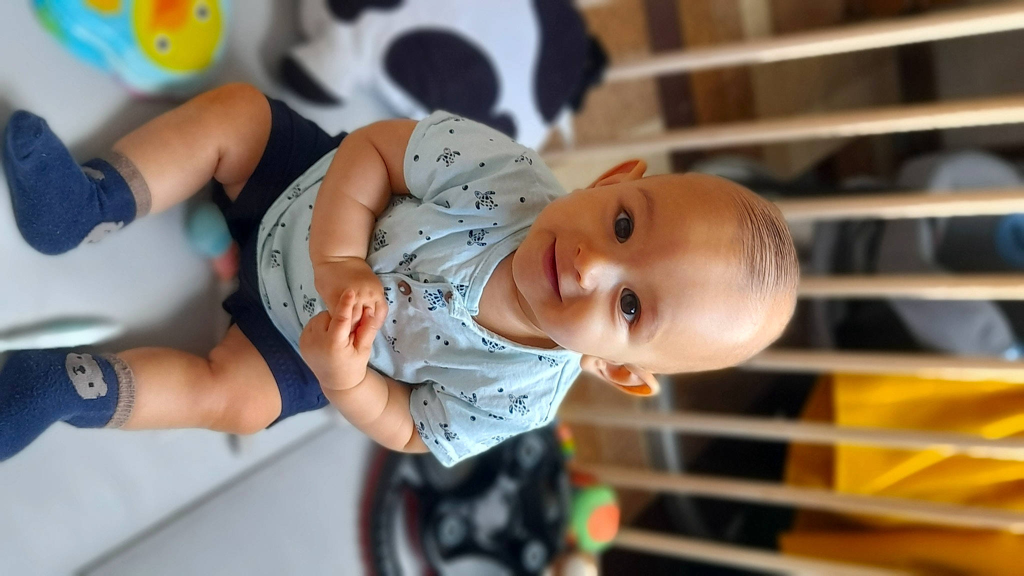 Neo a rejoint le concours — aidez-le/la à gagner de superbes lots ! baby, baby_products, baby_toddler_clothing, baby_toys, child, eye, fun, happy, hat, human_body, mouth, person, play, room, skin, smile, thigh, toddler, toy, tree