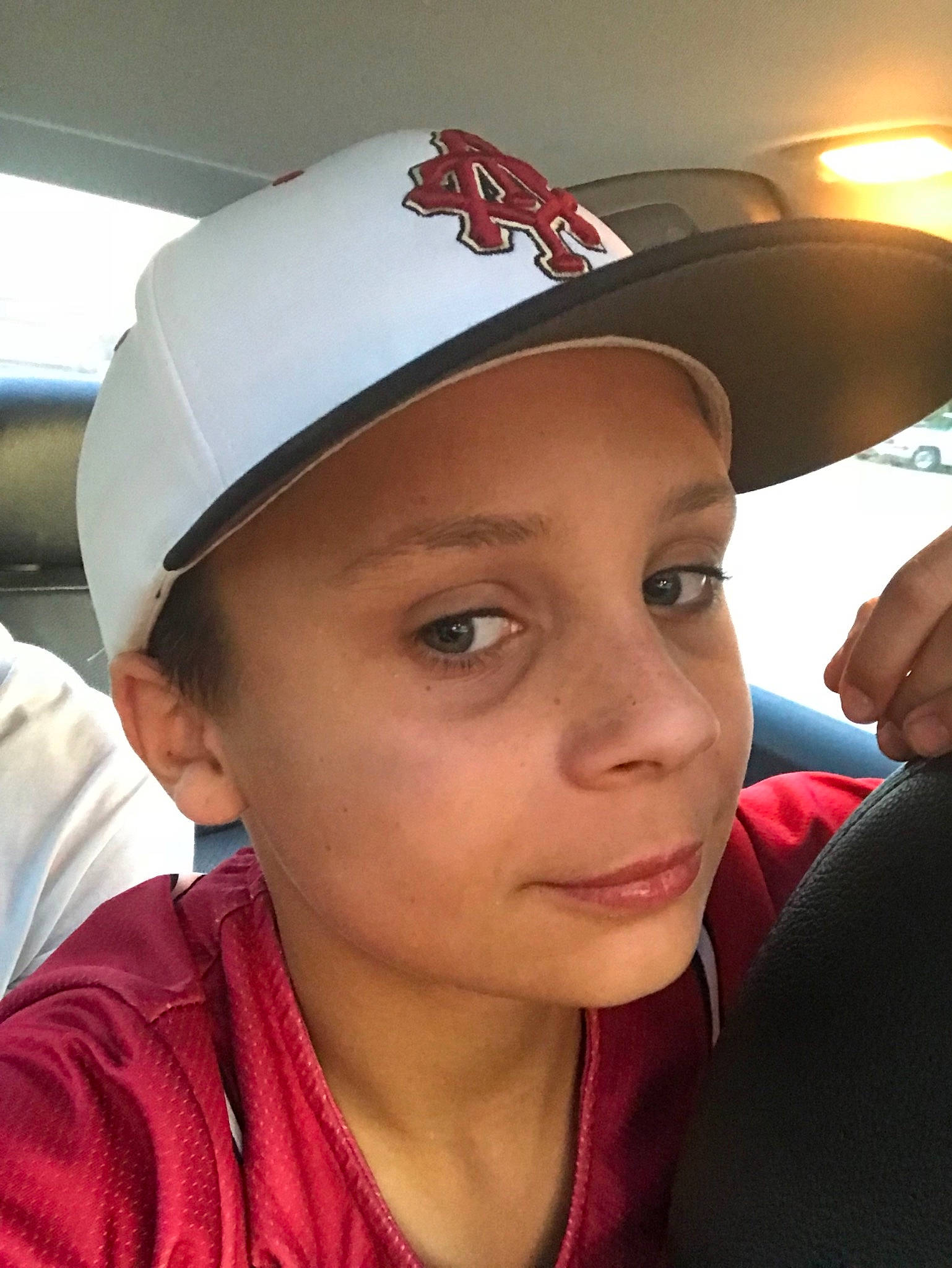 Emmanuel joined the competition — help win amazing prizes! baseball_cap, cap, child, face, fashion_accessory, hat, head, headgear, headwear, lip, person, photography, selfie, smile, sun_hat, vacation