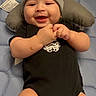 David joined the competition — help win amazing prizes! baby, beanie, bodypart, bonnet, cap, clothing, couch, face, finger, furniture, glove, hand, happy, hat, head, newborn, person, photography, portrait, smile