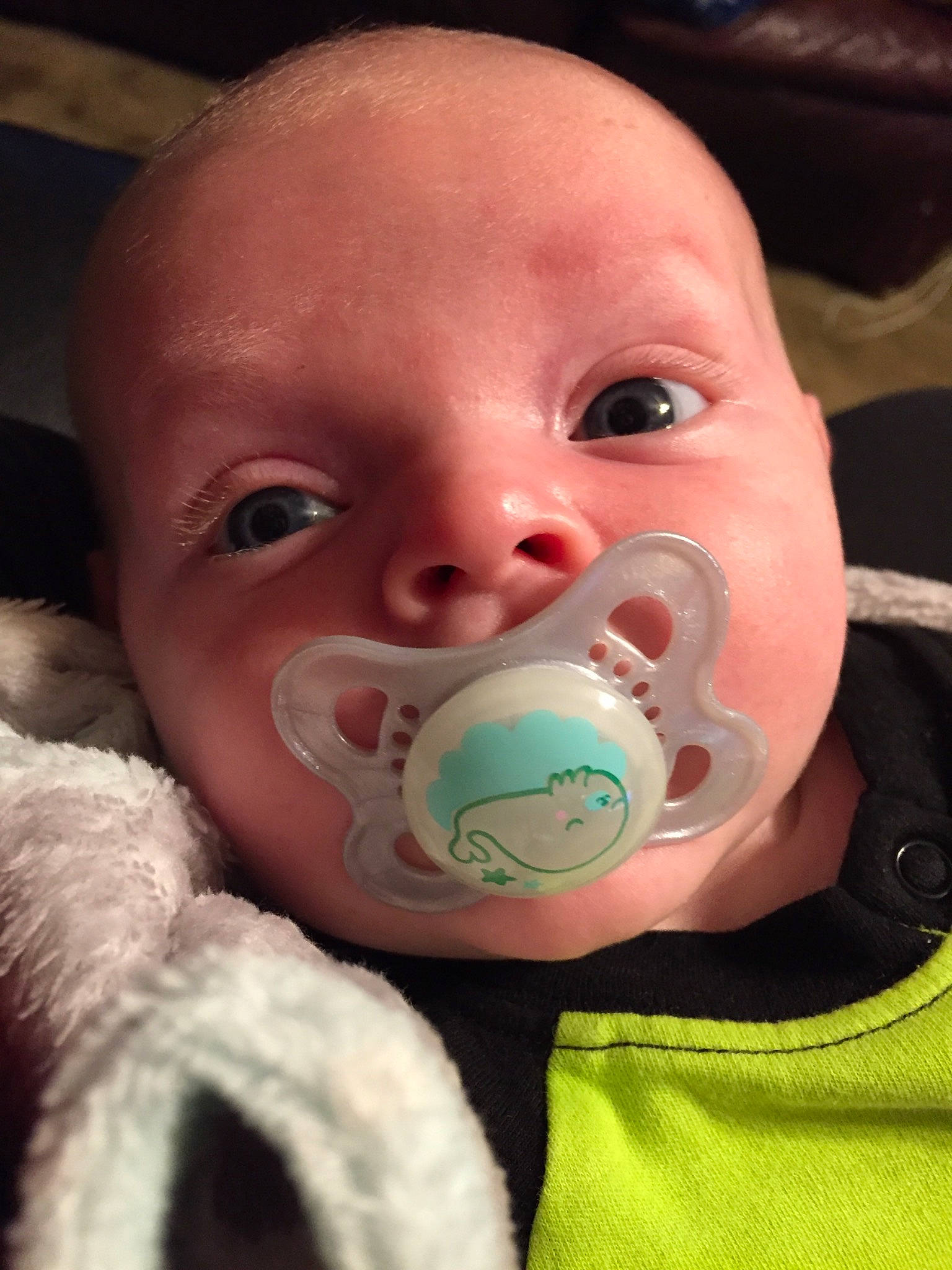 Thomas is registered to the contest to win money with this photo: baby, baby_products, cheek, child, face, head, mouth, nose, person, product, toddler