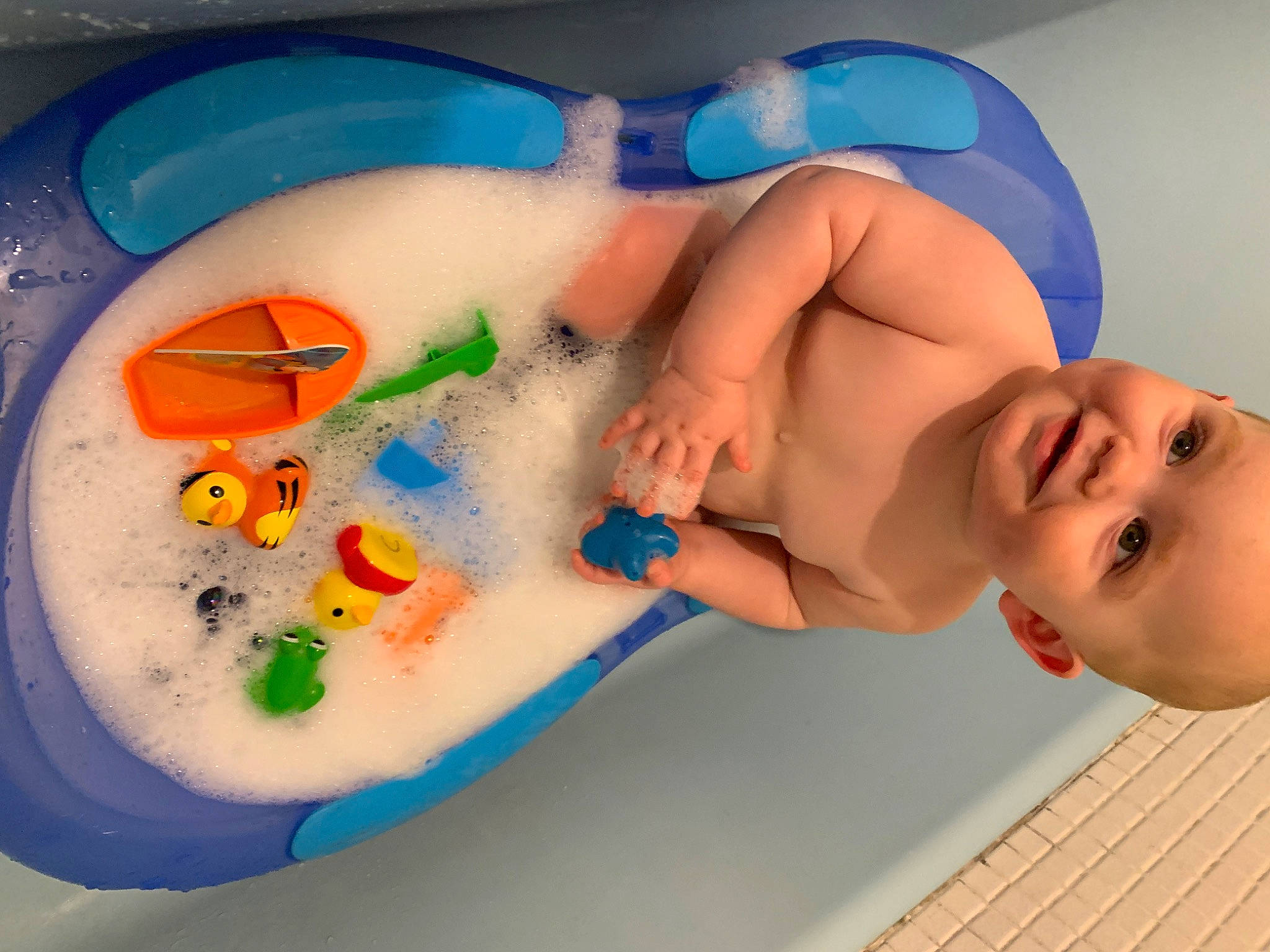 Eli joined the competition — help win amazing prizes! baby, baby_bathing, baby_playing_with_toys, baby_products, bath_toy, bathing, bathroom, bathtub, chest, child, dishware, fish, fluid, fun, joy, leisure, person, plumbing, plumbing_fixture, recipe