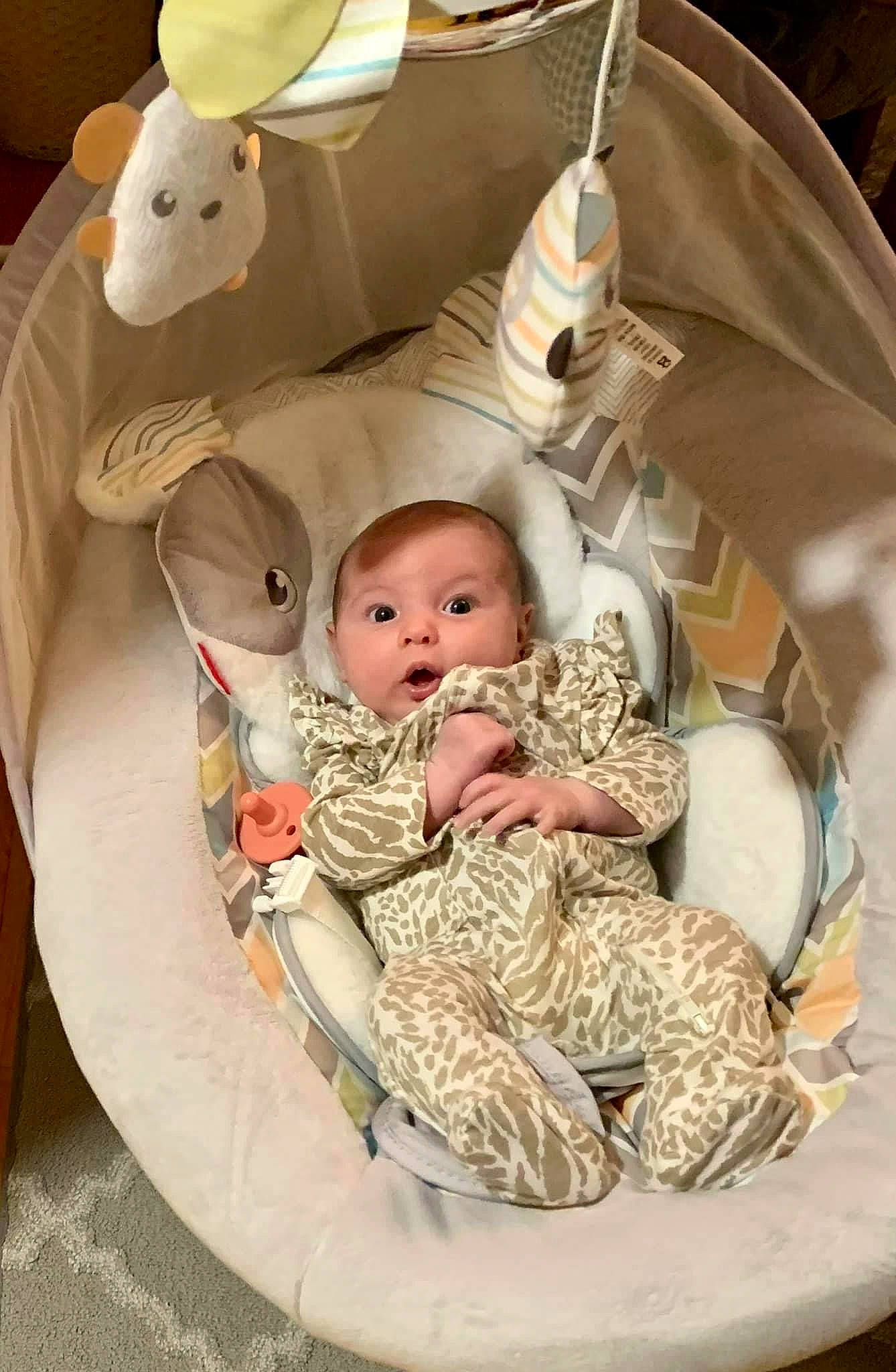 Aria is registered to the contest to win money with this photo: baby, baby_products, baby_sleeping, baby_toddler_clothing, baby_toys, bed, chair, child, comfort, head, infant_bed, linens, military_camouflage, person, room, stuffed_toy, textile, toddler, toy, vertebrate
