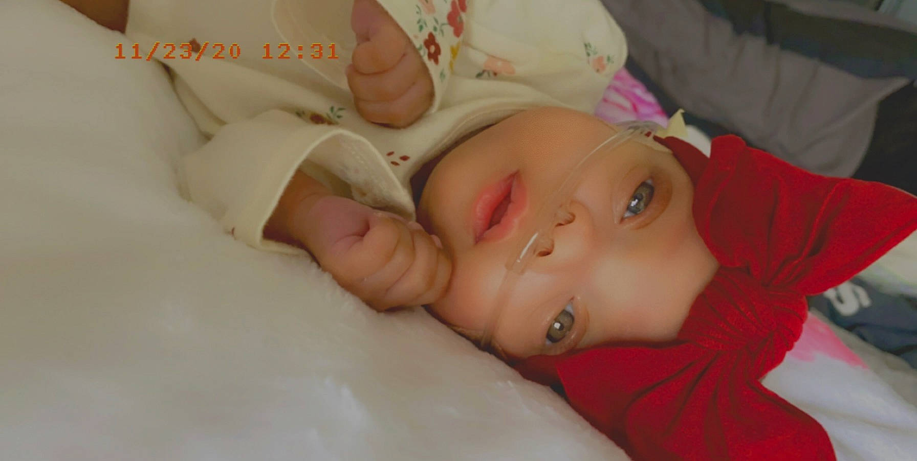 Nola is registered to the contest to win money with this photo: baby, baby_products, baby_sleeping, baby_toddler_clothing, cheek, child, comfort, couch, eyebrow, eyelash, finger, headwear, linens, lip, nail, organ, person, skin, toddler