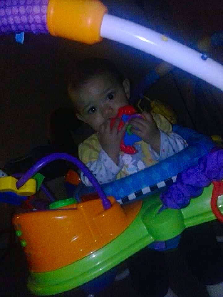 Bethanny joined the competition — help win amazing prizes! baby, baby_products, baby_toys, child, electric_blue, event, fun, magenta, person, plastic, play, purple, toddler, toy