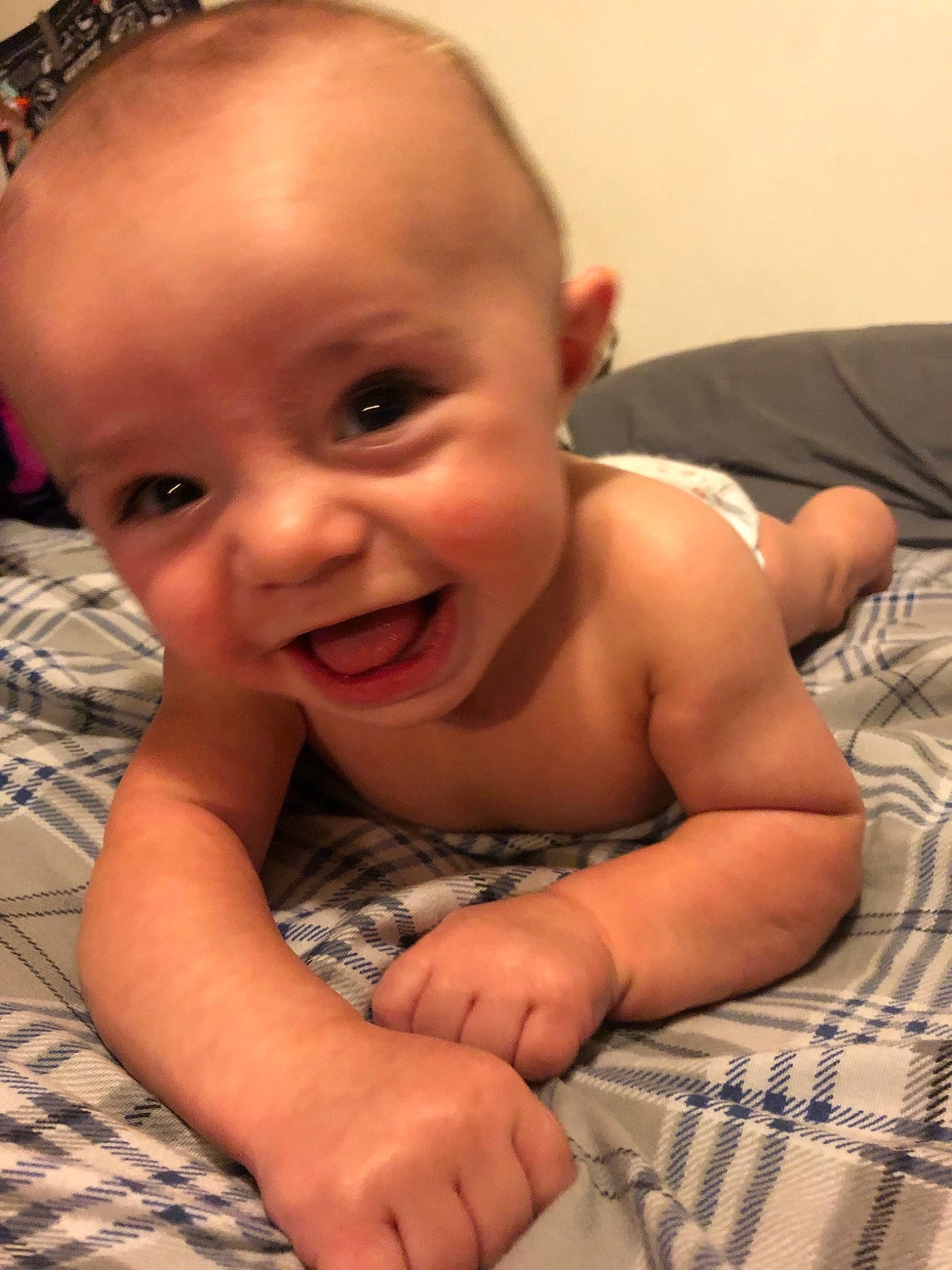 Lucas is registered to the contest to win money with this photo: arm, baby, cheek, child, chin, eye, face, facial_expression, finger, forehead, hand, head, lip, mouth, muscle, nose, person, skin, smile, thumb