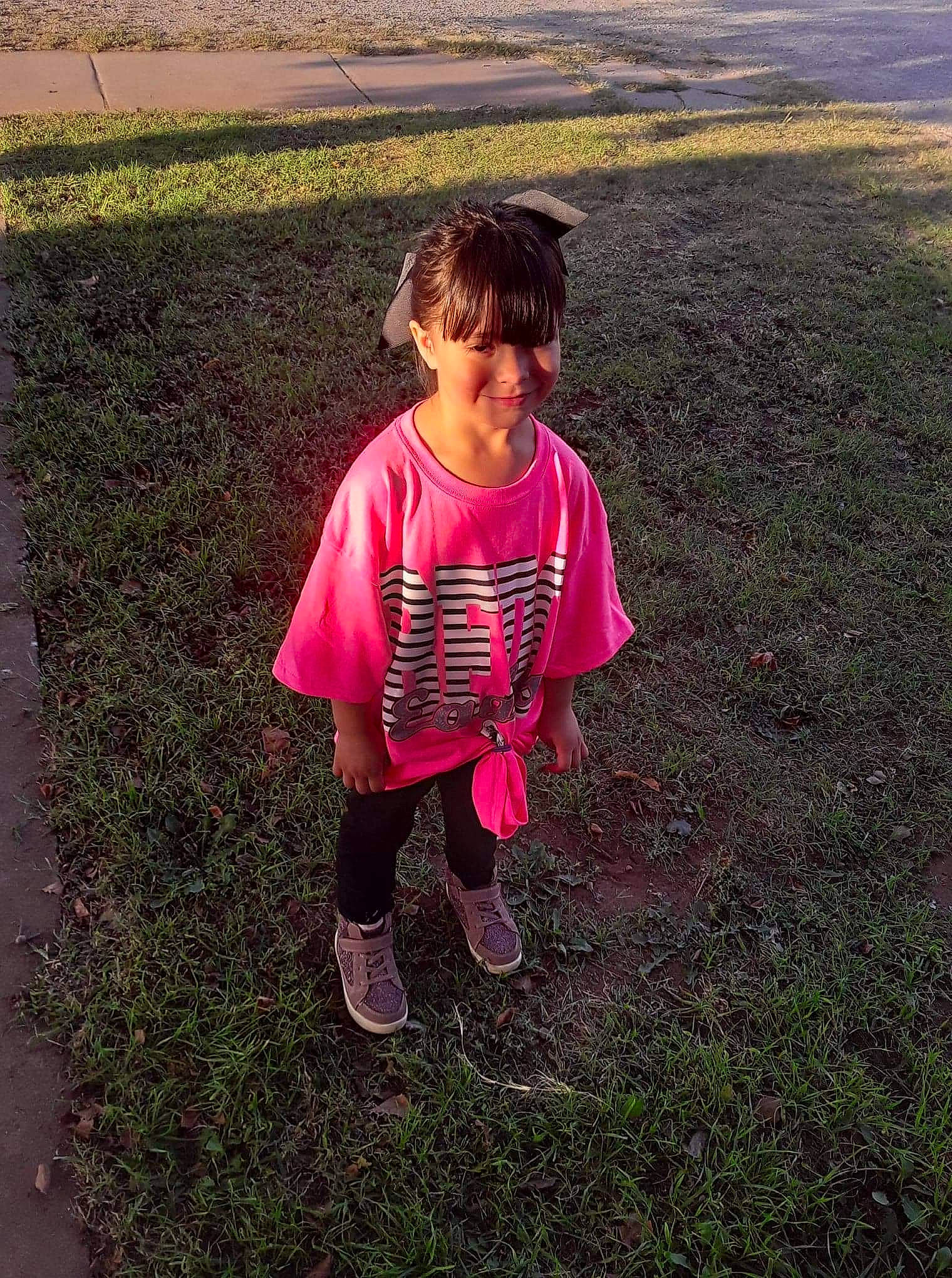 Aubrie is registered to the contest to win money with this photo: baby_toddler_clothing, child, cool, field, joy, person, play, prairie, shoe, t_shirt, toddler