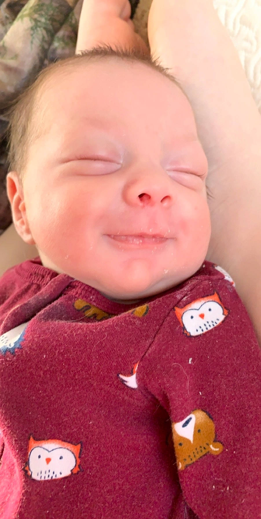 Lux joined the competition — help win amazing prizes! baby, cheek, child, close_up, ear, face, facial_expression, head, lip, mouth, nose, person, pink, skin, smile, toddler