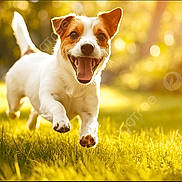 Rghn is registered to the contest to win money with this photo: dog, running, grass, sunlight, outdoor, happy, pet, animal, nature, field, daylight, canine, playful, smiling, ears, paw, fur, active, motion, sunshine
