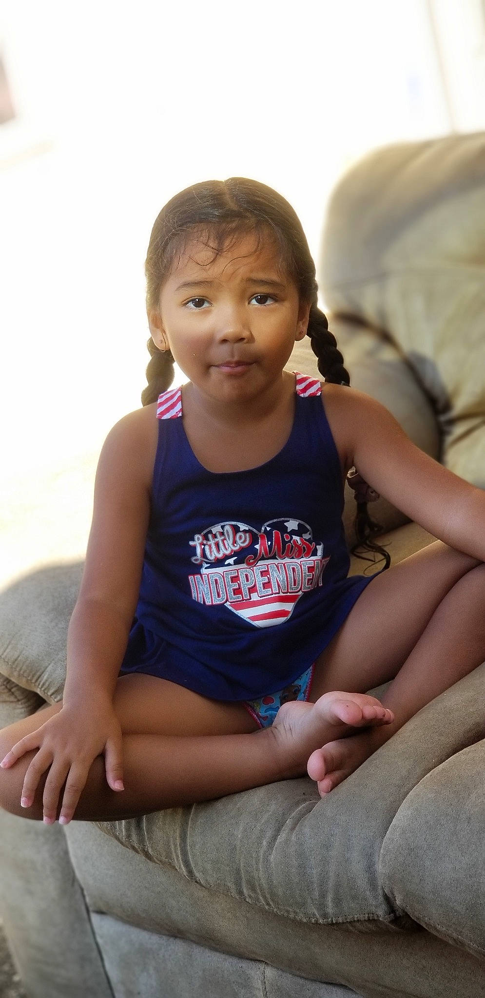 Anjali joined the competition — help win amazing prizes! cheek, child, child_model, leg, person, sitting, skin, smile, t_shirt, thigh, toddler, vacation