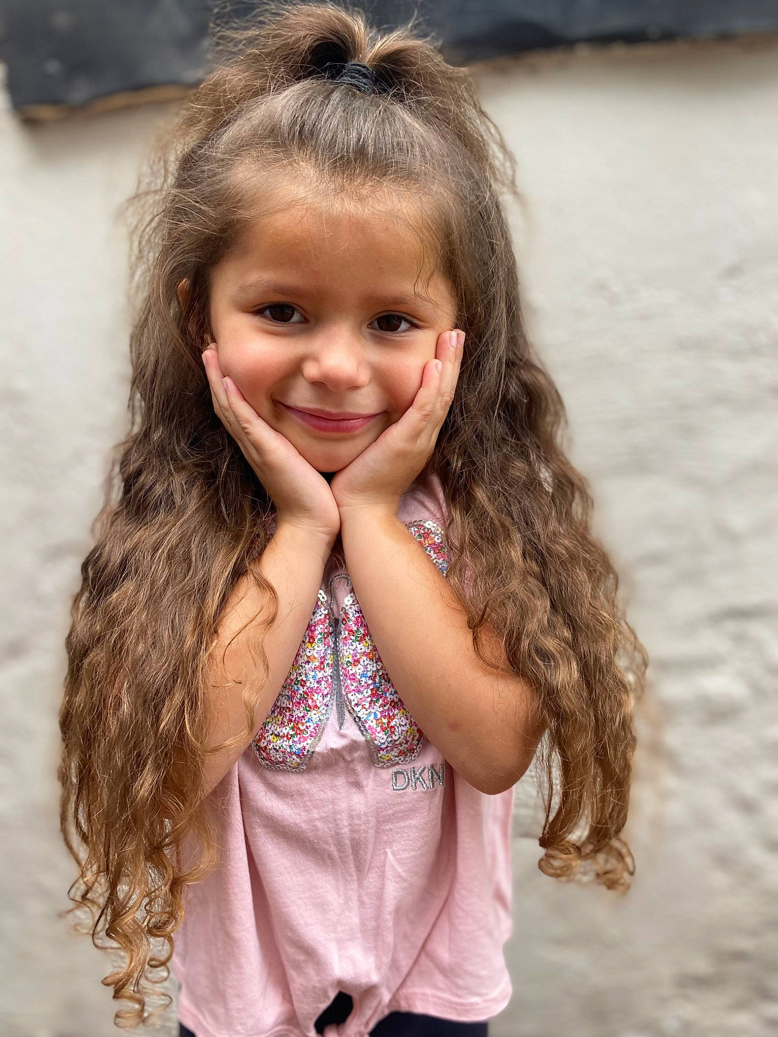 Laylani joined the competition — help win amazing prizes! chin, cool, eyelash, face, flash_photography, fun, gesture, happy, iris, joy, layered_hair, lip, long_hair, neck, people_in_nature, person, shoulder, skin, sleeve, smile