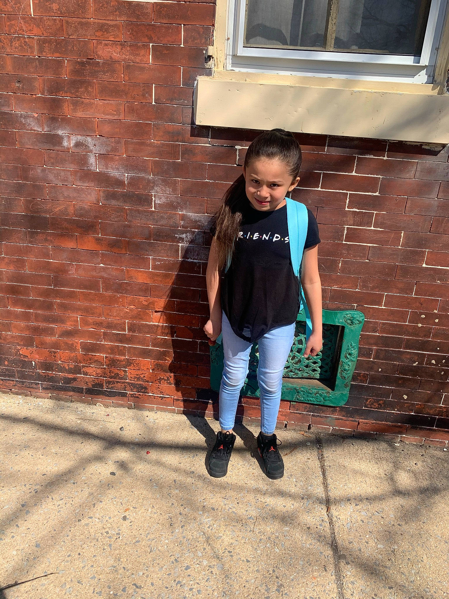 Cielo joined the competition — help win amazing prizes! bag, brick, brickwork, concrete, cool, denim, electric_blue, flash_photography, hairstyle, happy, jeans, joy, leg, leisure, luggage_and_bags, person, shoulder, t_shirt, tints_and_shades, travel