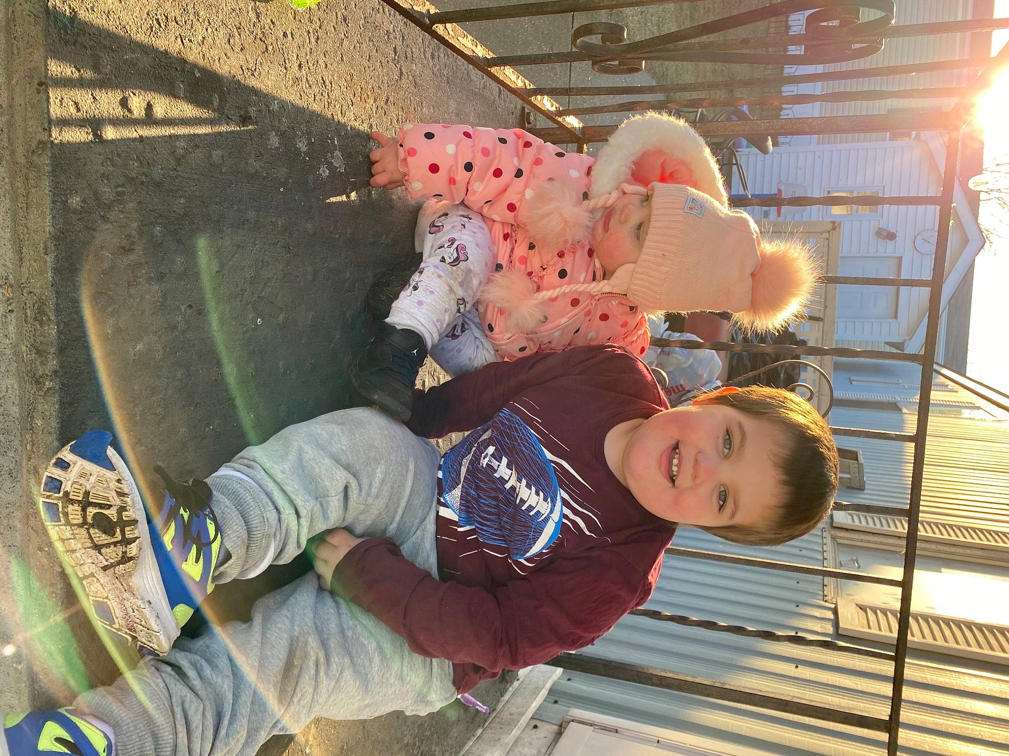 Lincoln is registered to the contest to win money with this photo: baby_toddler_clothing, carmine, child, fun, happy, hat, headwear, joy, leisure, person, sitting, smile, textile, toddler, world