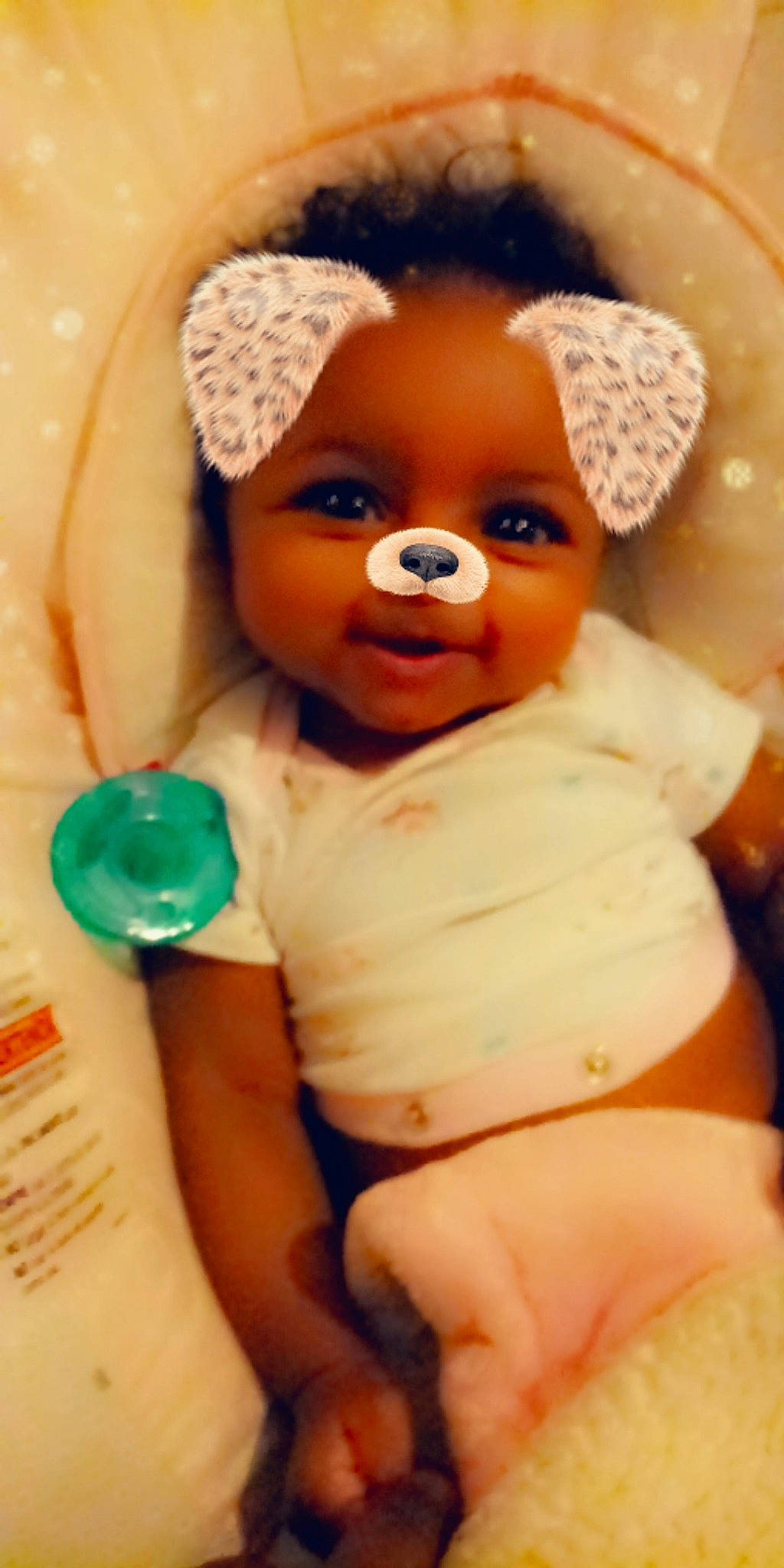 Samiya is registered to the contest to win money with this photo: baby, child, doll, ear, person, stuffed_toy, teddy_bear, toddler, toy