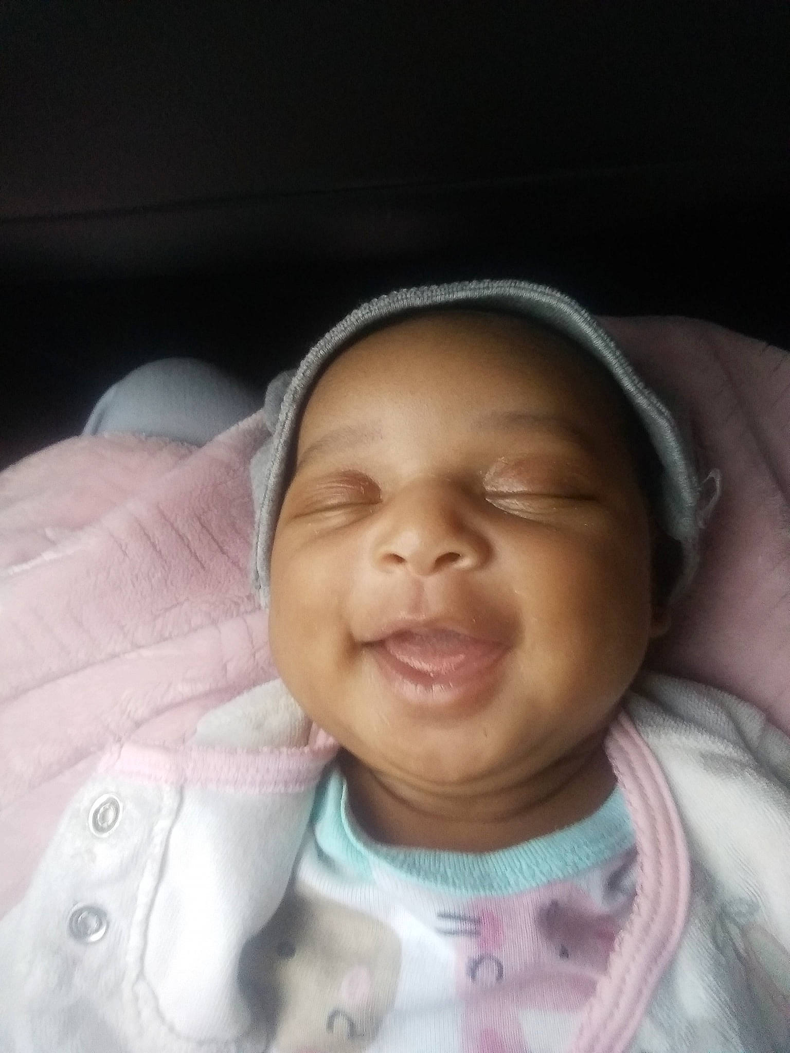 Kristiona joined the competition — help win amazing prizes! baby, birth, cheek, child, chin, ear, eye, face, facial_expression, forehead, happy, head, laugh, lip, mouth, nose, person, pink, skin, smile