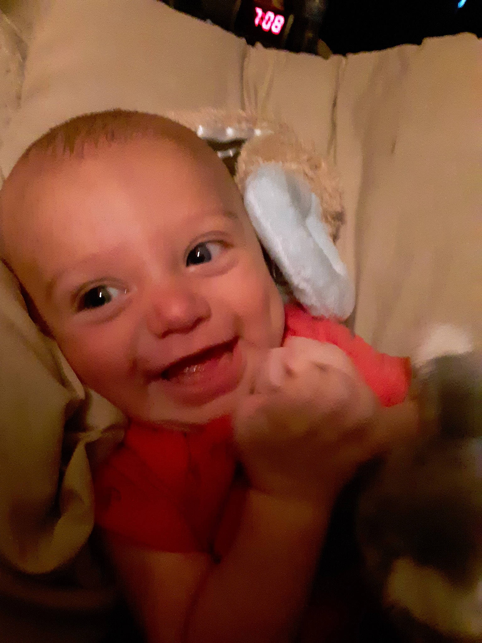 Reese joined the competition — help win amazing prizes! baby, cheek, child, ear, eye, face, facial_expression, fun, head, joy, lip, mouth, nose, person, skin, smile, toddler