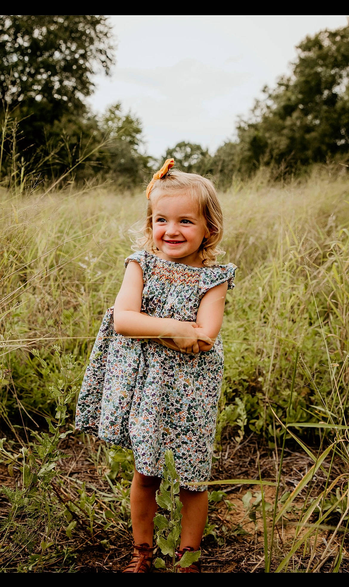 Kinley joined the competition — help win amazing prizes! child, day_dress, dress, eye, flash_photography, grass, grassland, happy, joy, leaf, meadow, people_in_nature, person, plant, sky, smile, standing, summer, sunlight, toddler